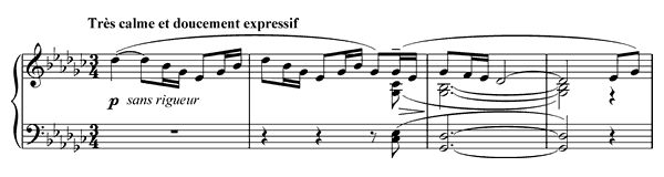 La fille aux cheveux de lin   by Debussy piano sheet music